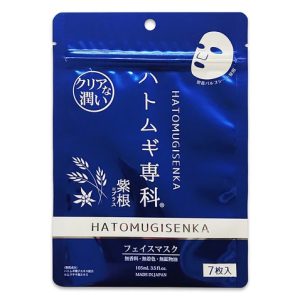 日本 [Hatomugi Senka] 薏仁紫根無添加保濕面膜 - 7片