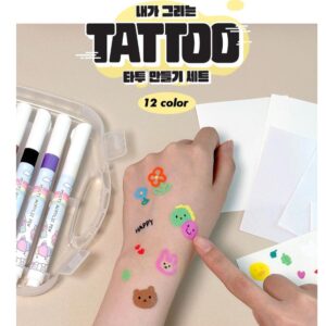 韓國 [조선문방구] DIY TATTOO MAKING SET 紋身貼紙套裝